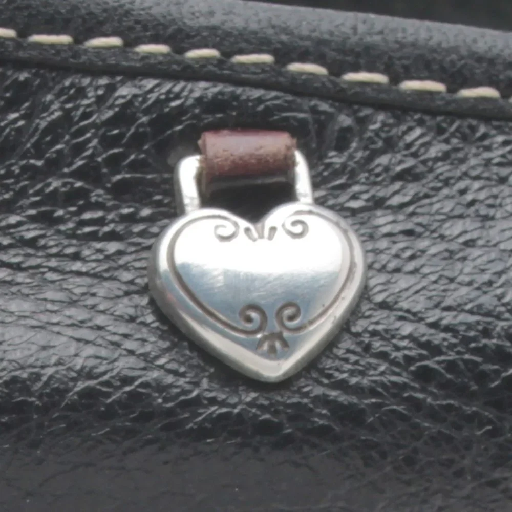 Brighton URSA Black Leather Elegant Driving Shoes Loafers 8.5N - Picture 12 of 16